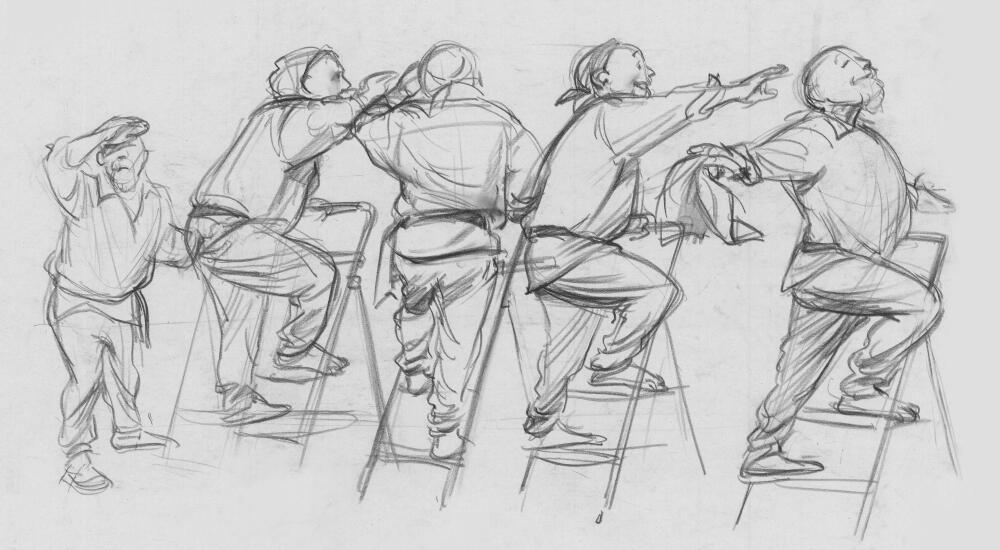 Life Drawing, 4 min.