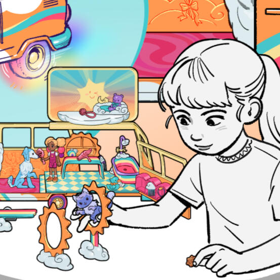 Preschool set, "Cloudy Club"